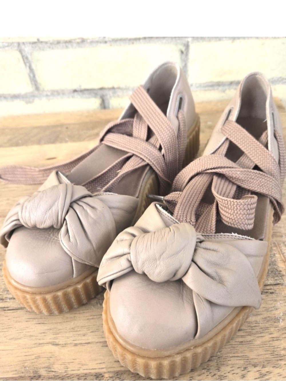 Fenty puma by Rhianna creeper tan box shoes 40 us 9